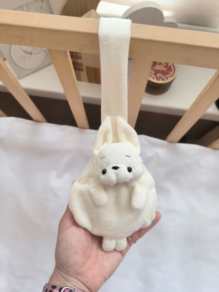 Білий шум "Кролик" у авторському чохлі з кріпленням на ліжечко mRabbit - Milk фото