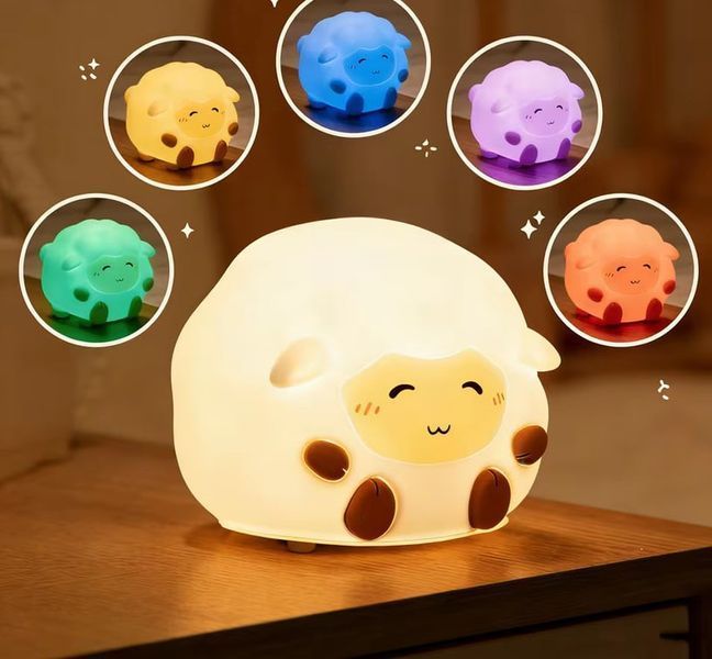 Силіконовий нічник "Ягня" lamp sheep фото